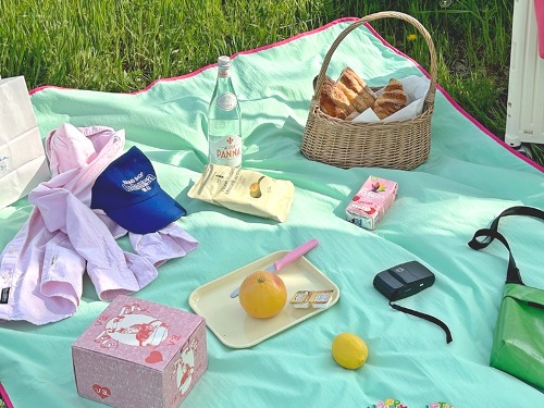 마이민트버디 방수 피크닉매트 캠핑용 돗자리 2size 파우치 소풍